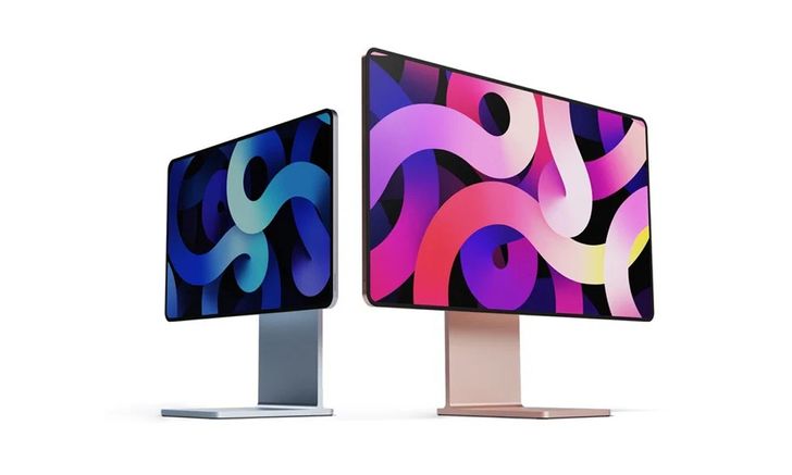 ชมภาพ iMac Concept ที่ได้หน้าจอบางลง และมีหลากหลายสี