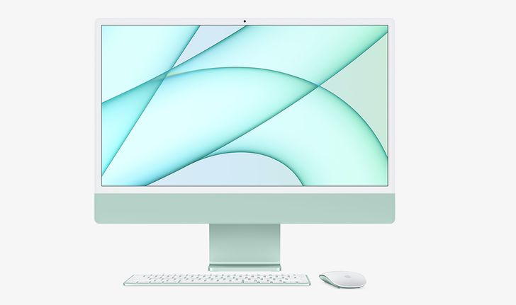 เปิดกล่อง iMac ใหม่ มาพร้อมกับอุปกรณ์ครบและสายอุปกรณ์ Match กับสีเครื่อง