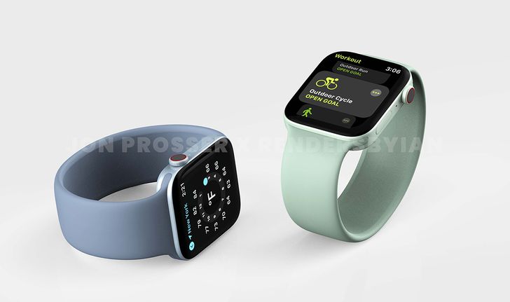เผยภาพแรกของ Apple Watch รุ่นใหม่มาพร้อมดีไซน์ขอบเหลี่ยมและมีสีเขียวให้เลือก