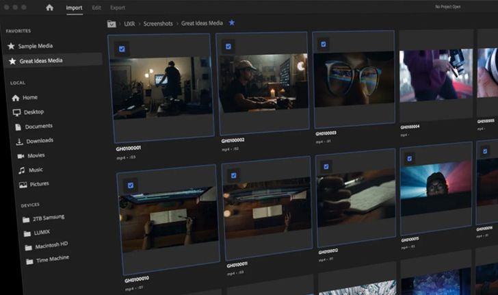 Adobe ยกกระชับใบหน้าให้กับ Premiere Pro รุ่นใหม่ให้สามารถนำเข้า File ได้ง่ายขึ้น