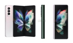 เผยภาพ Samsung Galaxy Z Fold3 มาพร้อมกันทั้งหมด 3 สีที่ดูเข้มและดูดี