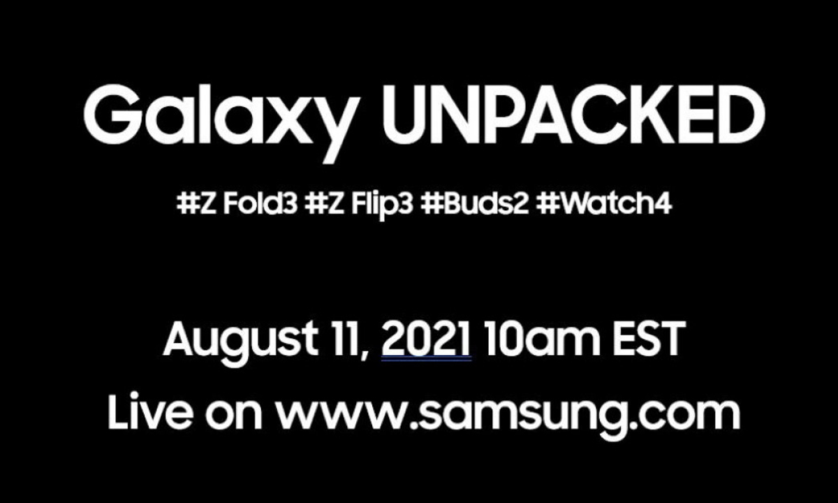 เผยวันเปิดตัว Samsung Galaxy Unpacked ล่าสุด 11 สิงหาคม เปิดตัว 4 Gadget ที่รอคอย