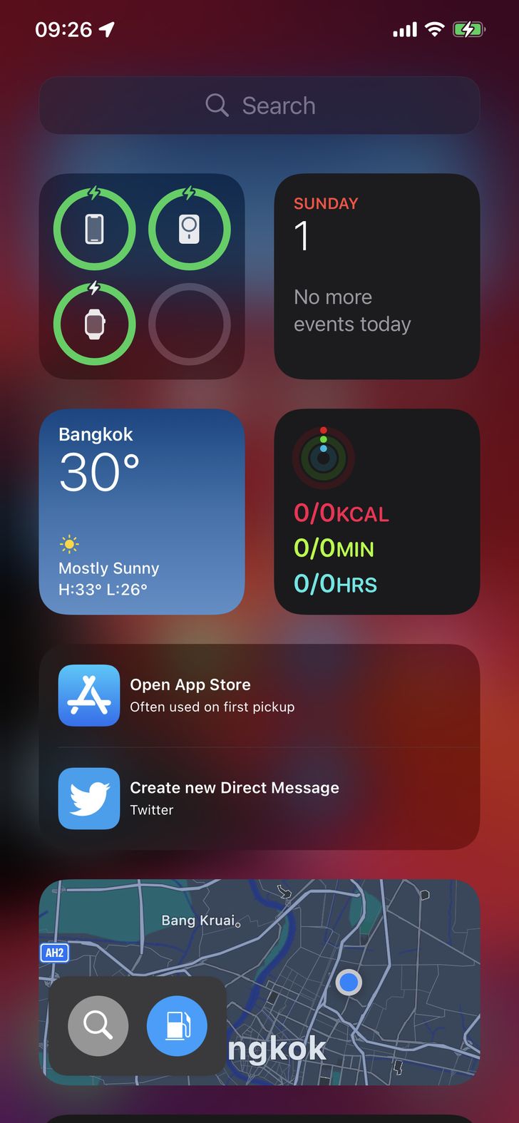 รวมถึงใน widget ด้วยครับ