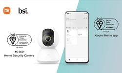 กล้องรักษาความปลอดภัย Mi 360° และแอป Xiaomi Home App ได้รับการรับรองมาตรฐาน BSI Kitemark™
