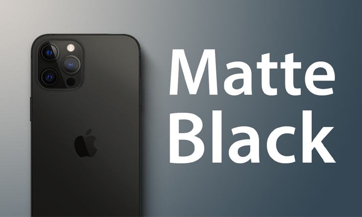 ข่าวดี!!! iPhone 13 อาจมาพร้อมสีใหม่สีดำด้าน Matte Black