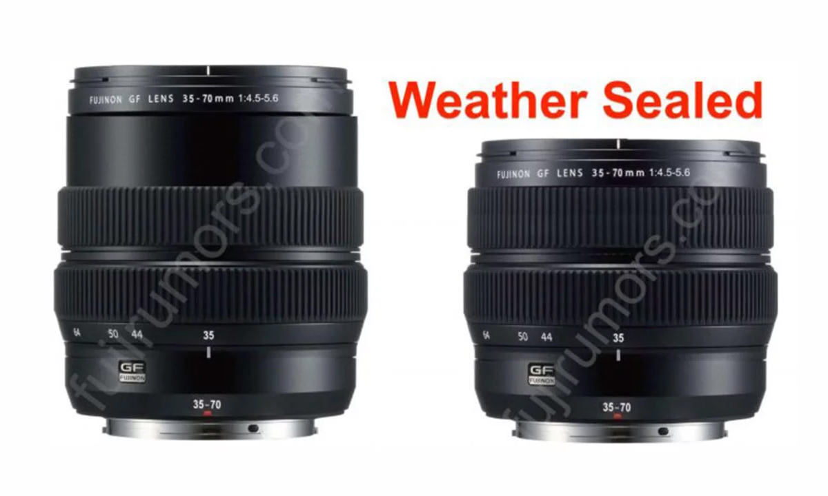 อัปเดตข่าวลือ Fujinon GF 35-70mm f/4.5-5.6 จะมาพร้อม Weather Sealing