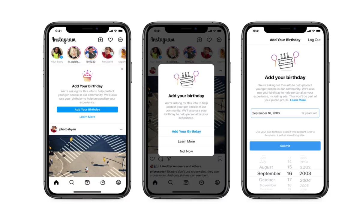 Instagram เล่นไม้แรง!! บังคับผู้ใช้กรอกวันเกิด เพื่อใช้งานต่อไป
