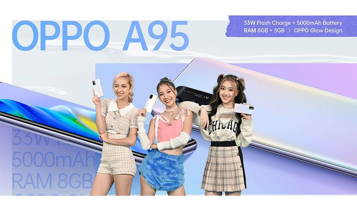 เปิดตัวแล้ว! “OPPO A95” พร้อม 7 สาว “4EVE” เกิร์ลกรุ๊ปแห่งยุค จัดเต็มโชว์ความ “สมาร์ทไปให้สุดฟอร์ม”