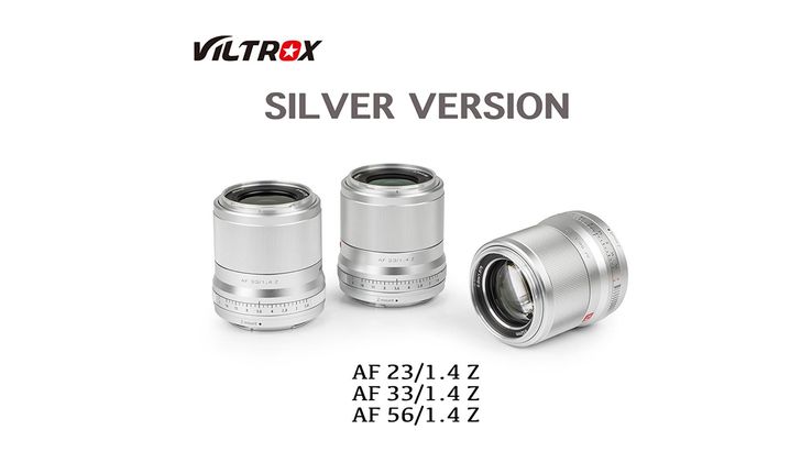 Viltrox เปิดตัว 23mm, 33mm, 56mm f/1.4 เลนส์ AF ในเวอร์ชันสีเงิน เมาท์ Nikon Z