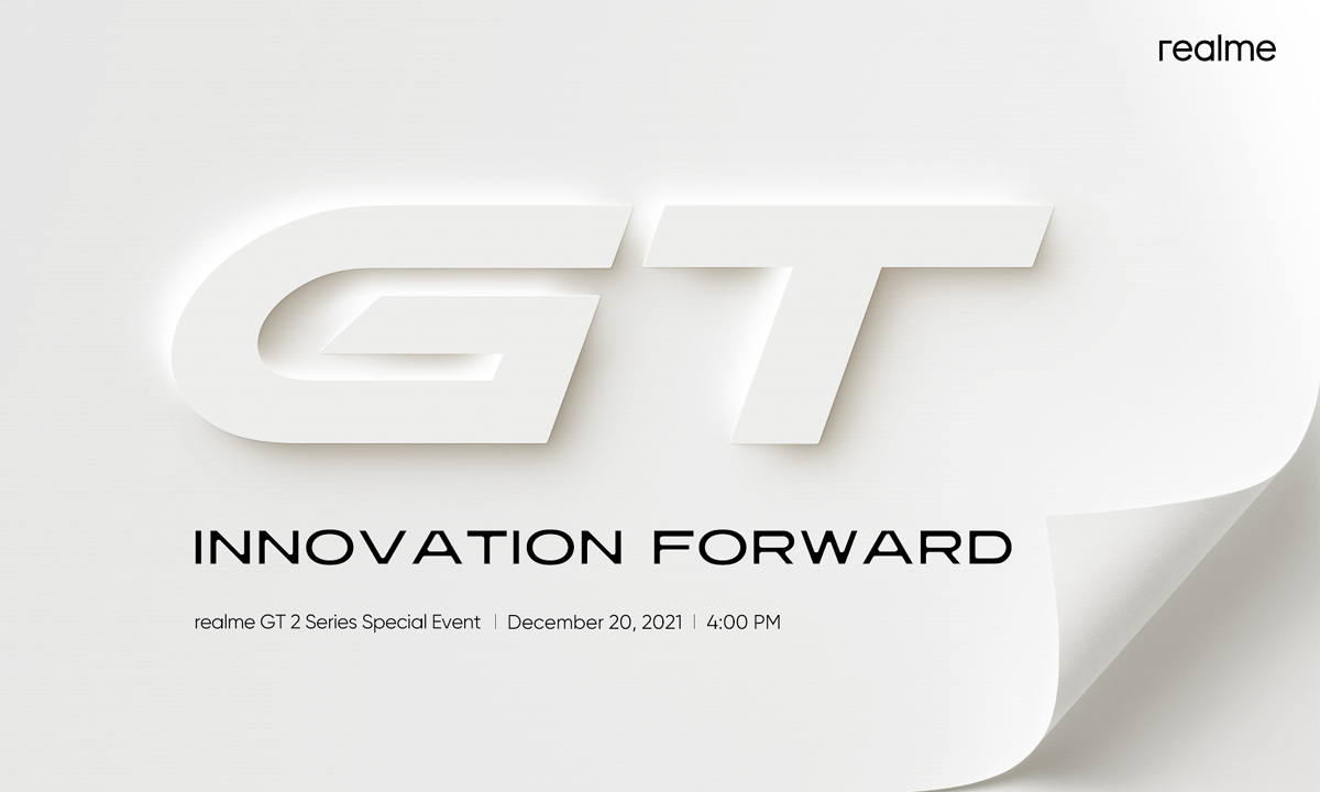เตรียมตื่นตากับ 3 นวัตกรรมสุดล้ำ ในงาน realme GT 2 Series 20 ธันวาคมนี้!