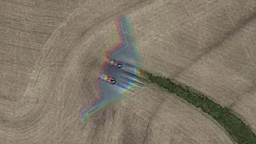 มายังไง? Google Maps ถ่ายติดเครื่องบินทิ้งระเบิดล่องหน B-2 Spirit Stealth Bomber