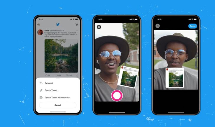Twitter ทดสอบตัวเลือกรีทวีตใหม่พร้อมวิดีโอรีแอกชันบน iOS