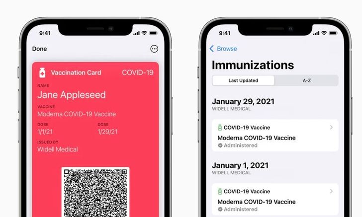 Apple เปิดให้ชาว EU เพิ่มใบรับรองวัคซีน COVID-19 เข้าแอป Wallet ได้แล้วบน iOS 15.4