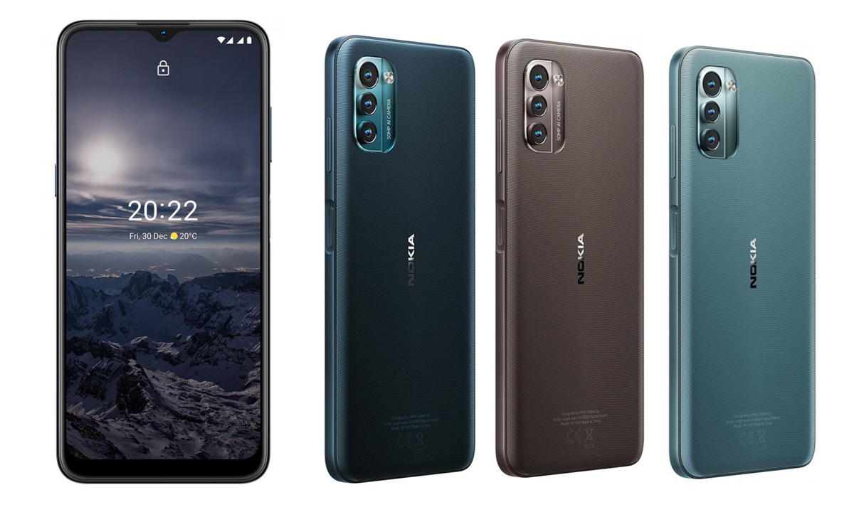 นักปล่อยภาพหลุดมือถือเผย Nokia G21 ใหม่จะเปลี่ยนดีไซน์ด้านหลังเรียบหรู กับขุมพลัง UniSoc T606
