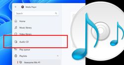 แอป Media Player ใน Windows 11 Insider build 22579 รองรับการเล่น “ซีดีเพลง”