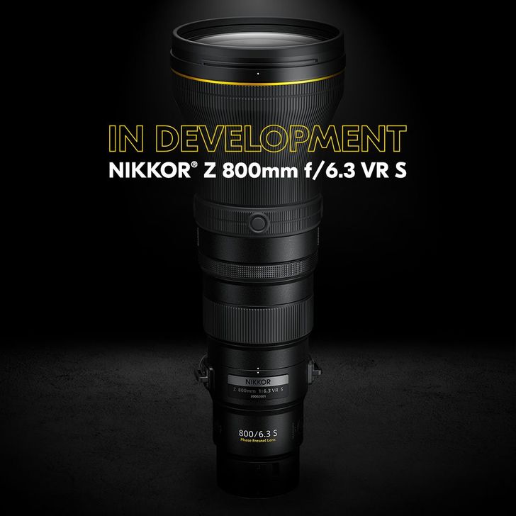Nikon Z 800mm f/6.3 VR PF S