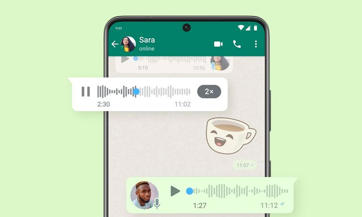 WhatsApp เพิ่มฟีเจอร์ด้านข้อความเสียง ใช้งานได้มีประสิทธิภาพมากขึ้น