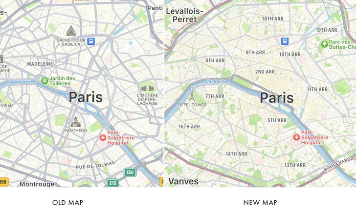 Apple Maps เริ่มทดสอบการปรับปรุงข้อมูลการแสดงผลแผนที่ใหม่ทั้งฝรั่งเศส, โมนาโค และ นิวซีแลนด์