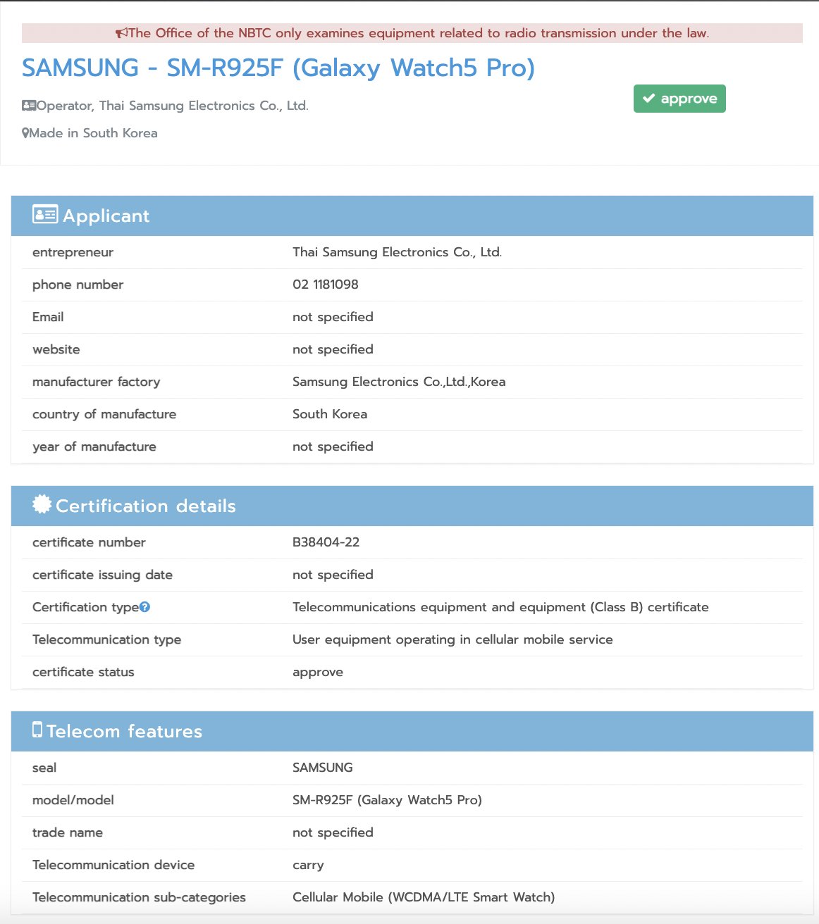 Samsung Galaxy Watch5 Pro