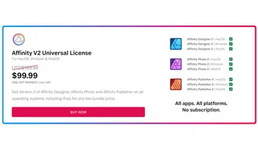 Serif เปิดตัว Affinity V2 Universal Licence จ่ายครั้งเดียวใช้โปรแกรมได้ทุกตัวทุกแพลตฟอร์มเพียง 3,700