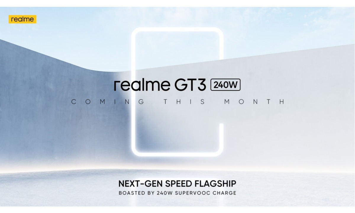 ไม่ต้องให้รอนาน realme เผย Teaser เปิดตัว realme GT3 เปิดตัวเดือนนี้ มาพร้อมที่ชาร์จ 240W