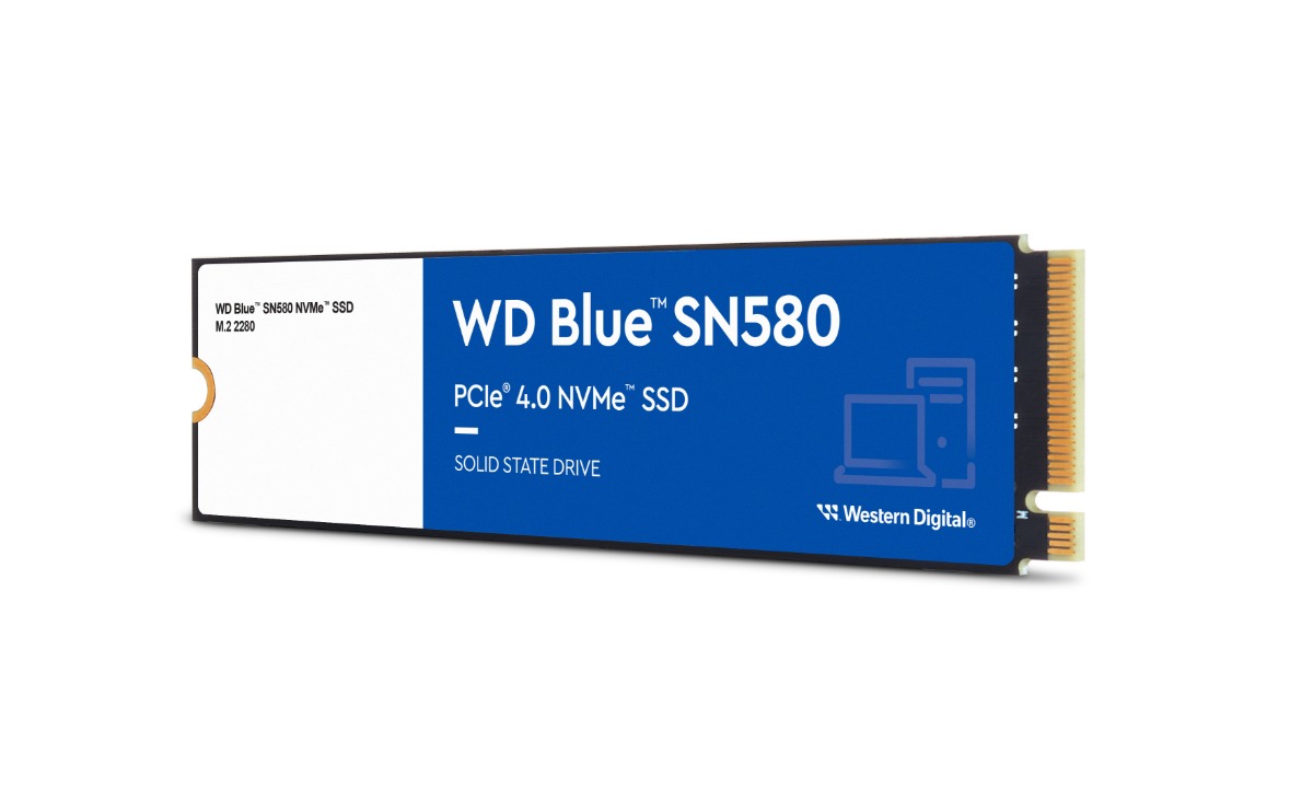เวสเทิร์น ดิจิตอล เปิดตัว "WD Blue SN580 NVMe" SSD รุ่นอัปเกรดเพื่อครีเอเตอร์ที่เน้นประสิทธิภาพสูง