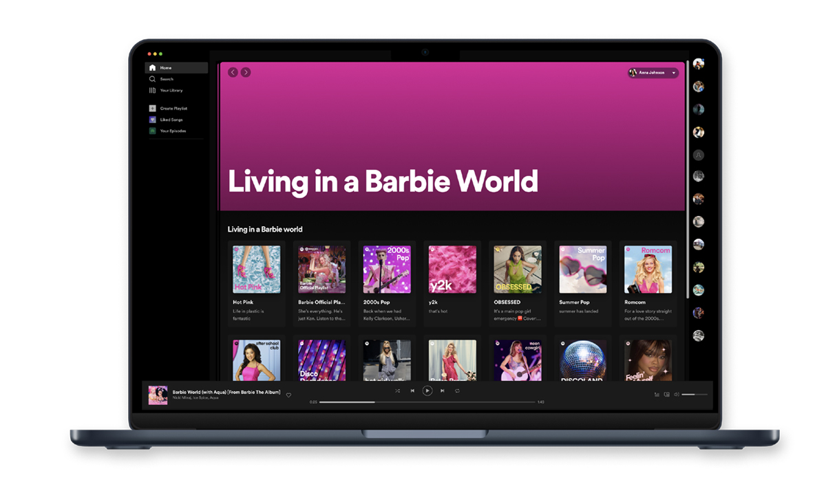 Spotify จัดเพลย์ลิสต์สุดปัง ‘Barbie Official Playlist’ เอาใจแฟนหนัง ‘Barbie’ สุดฮอตฮิต