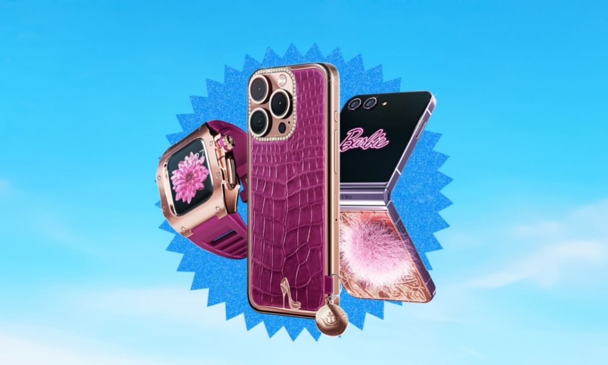 ส่องคอลเลคชั่นของ Caviar BarbieCore ที่ตกแต่งบน Galaxy Z Flip5, iPhone 15 Pro และ Apple Watch
