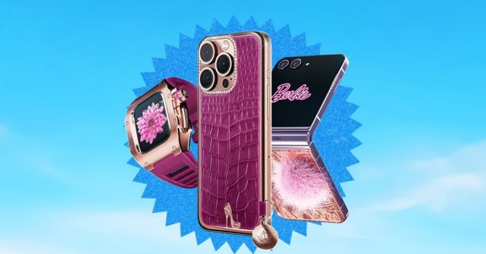 ส่องคอลเลคชั่นของ Caviar BarbieCore ที่ตกแต่งบน Galaxy Z Flip5, iPhone 15 Pro และ Apple Watch