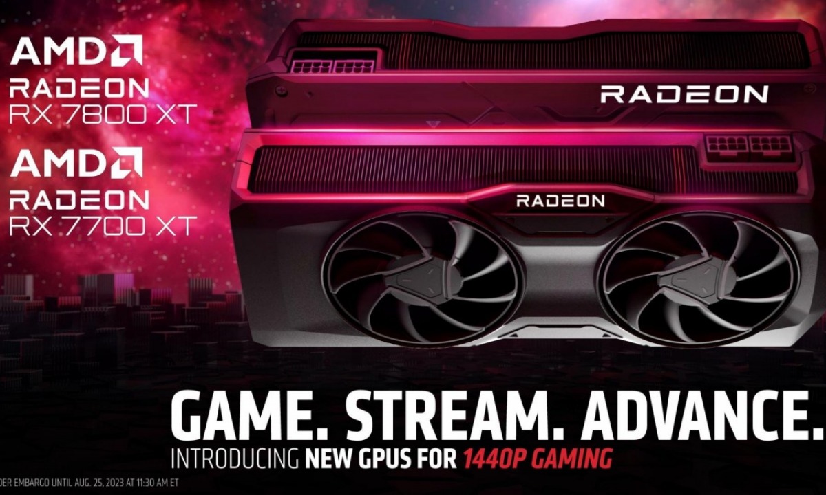 ﻿เปิดตัว AMD Radeon RX 7700 XT และ RX 7800 XT รุ่นใหม่ที่แรงพอตัวกับราคาไม่ต้องจ่ายแพง