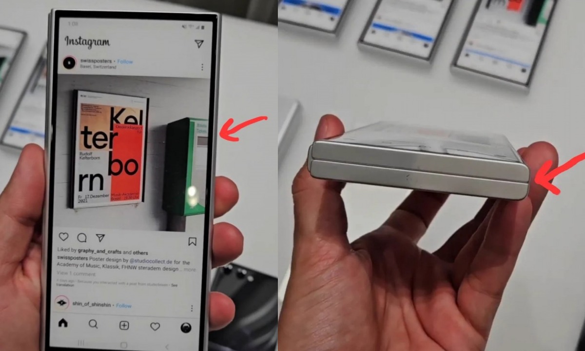 หลุดต้นแบบ Samsung Galaxy Z Fold6 มาแบบเหลี่ยมจัด จนต้องล้างภาพรุ่นปัจจุบันไปเลย