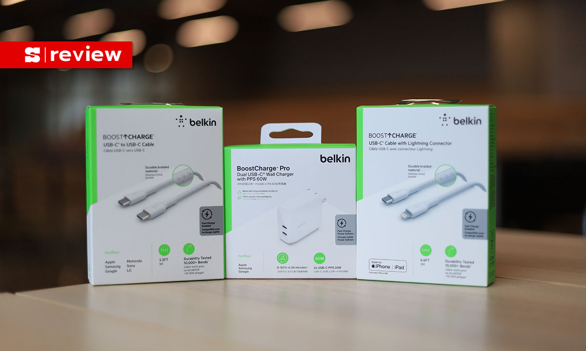 [รีวิว] หัวชาร์จ Belkin BoostCharge Pro Dual USB-C PPS 60W มีแค่ 1 ก็ชาร์จไฟได้หมด
