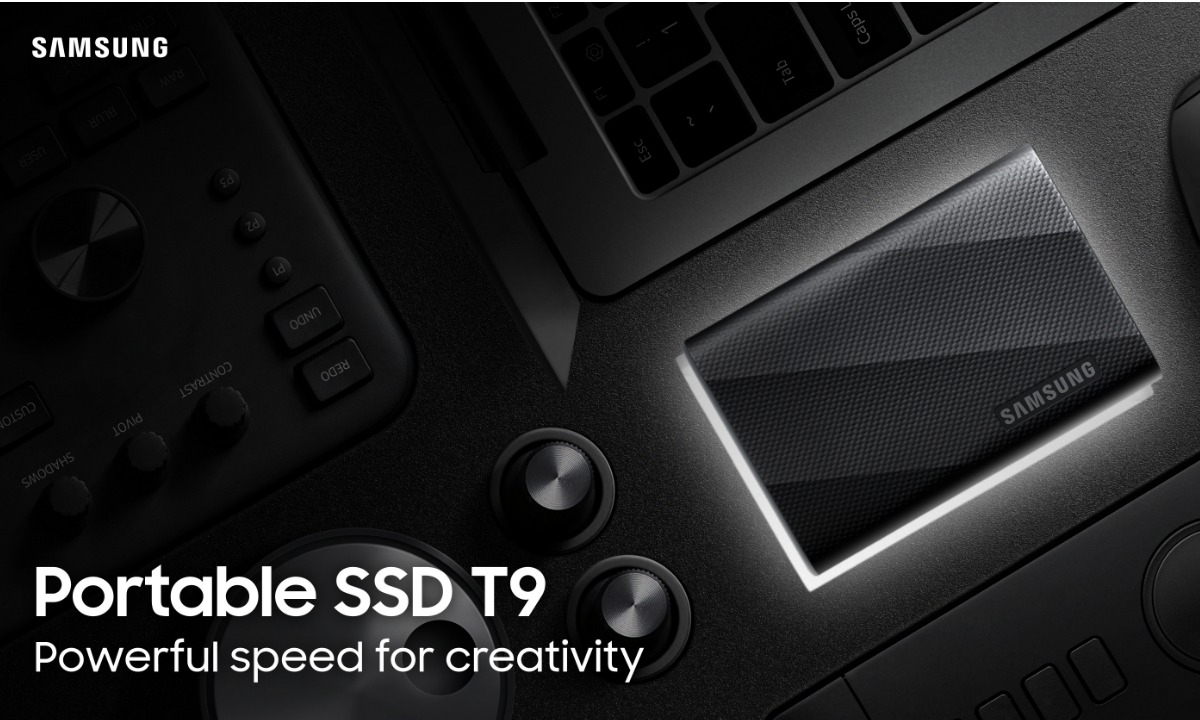 เปิดตัว Samsung T9 Portable SSD ที่อ่านได้รวดเร็วสูงสุด 2 กิ๊กกะบิต