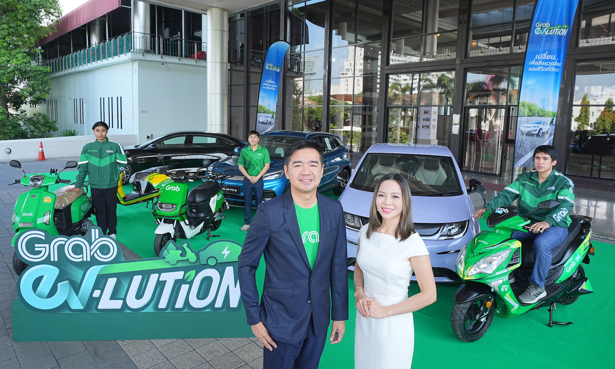 แกร็บ ผนึก 7 พันธมิตร เดินหน้าโครงการ “Grab EV”