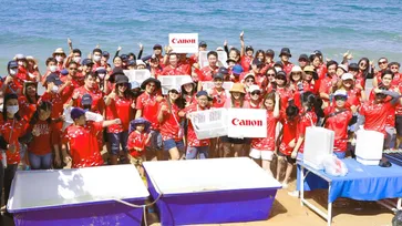 แคนนอน เดินหน้ากิจกรรม “Canon Volunteer” ครั้งที่ 36 รวมพลังพนักงานจิตอาสาพาฉลามทรายกลับทะเล