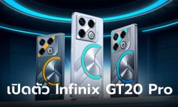 เปิดตัว Infinix GT 20 Pro รุ่นใหม่สเปกโหดพร้อมไฟ LED ปรับได้ที่ด้านหลัง