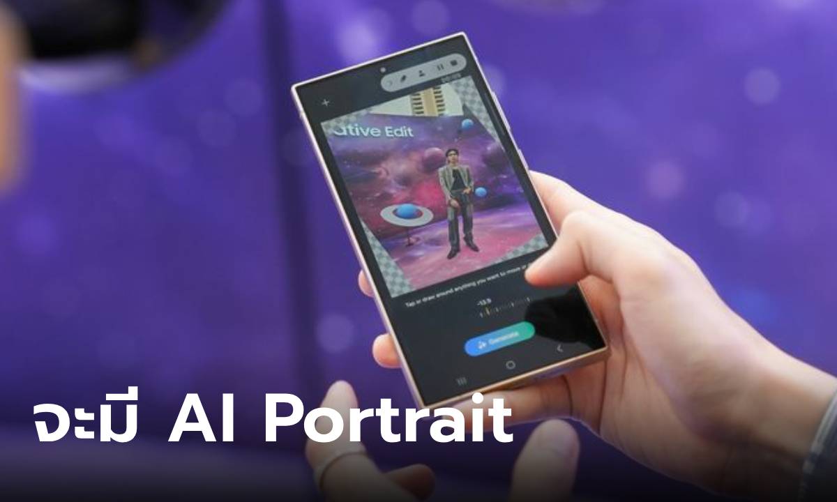 [ลือ] Samsung One UI 6.1.1 จะได้ฟีเจอร์ปรับปรุงสำหรับโหมด AI Portrait