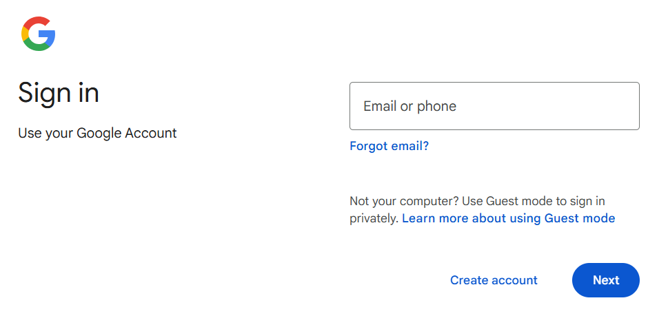 ลืมรหัส Google หรือ Gmail