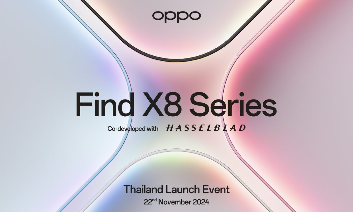 มาแน่! OPPO Find X8 Series พร้อมเผยโฉมในไทย 22 พฤศจิกายน นี้