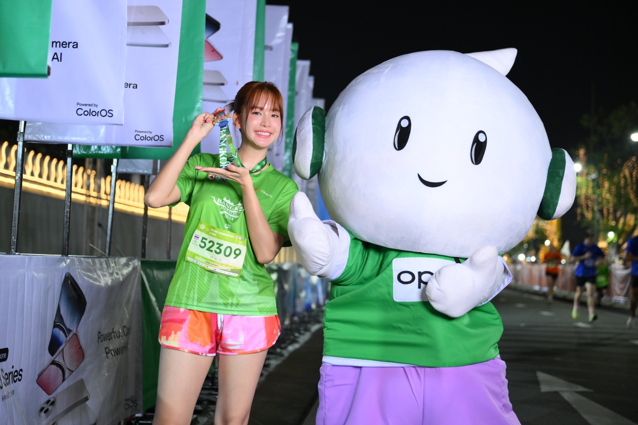 OPPO จับมือ Bangkok Marathon 2024 ร่วมจุดประกายแรงบันดาลใจ Inspiration Ahead