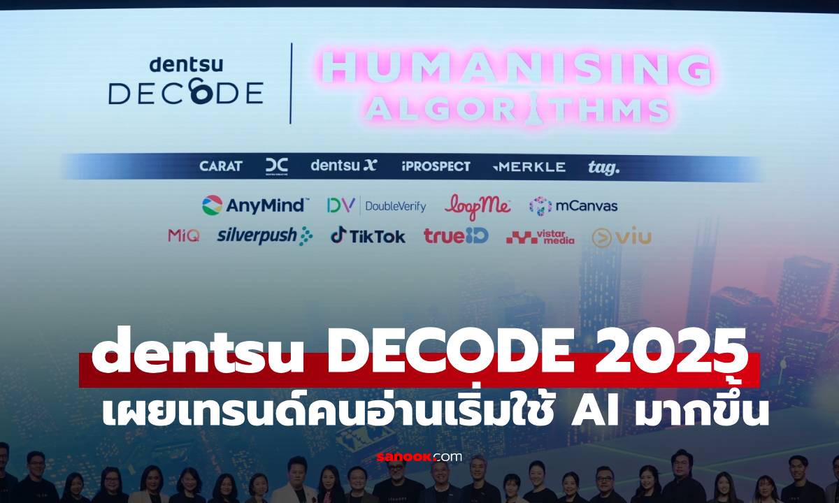 dentsu ชี้พฤติกรรมผู้บริโภคเปลี่ยน AI Search โต 15 เท่า ดันเทรนด์ Zero-Click จี้ธุรกิจปรับตัวสู่ยุค