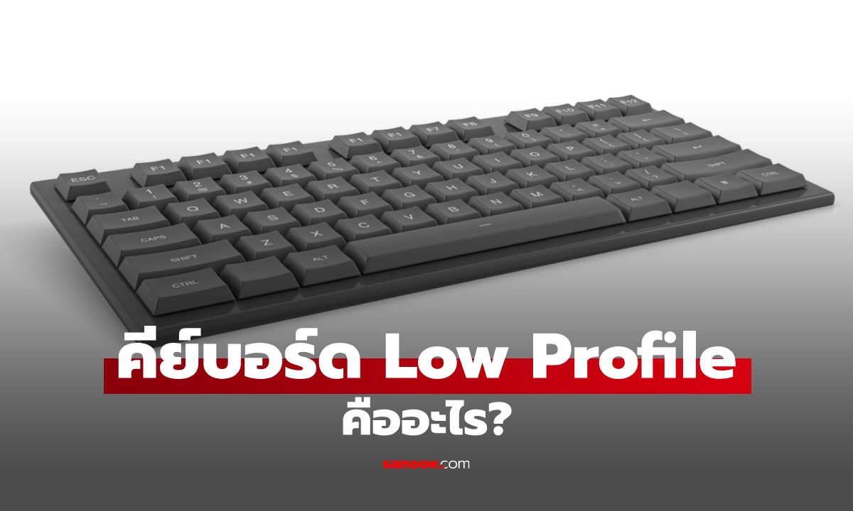 คีย์บอร์ด Low Profile คืออะไร แตกต่างจาก Mechanical อย่างไร
