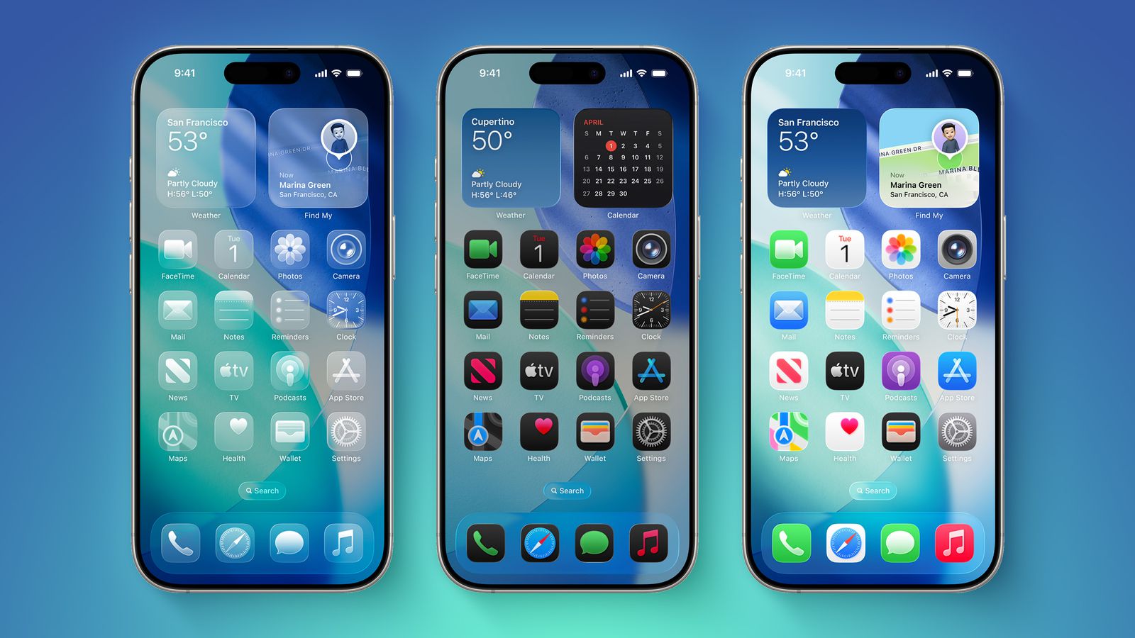 ios-26-on-three-iphones