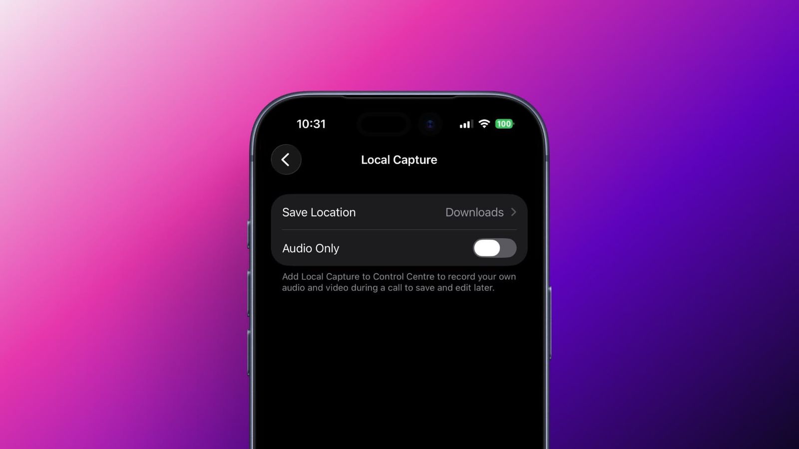 local-capture-settings-ios-26