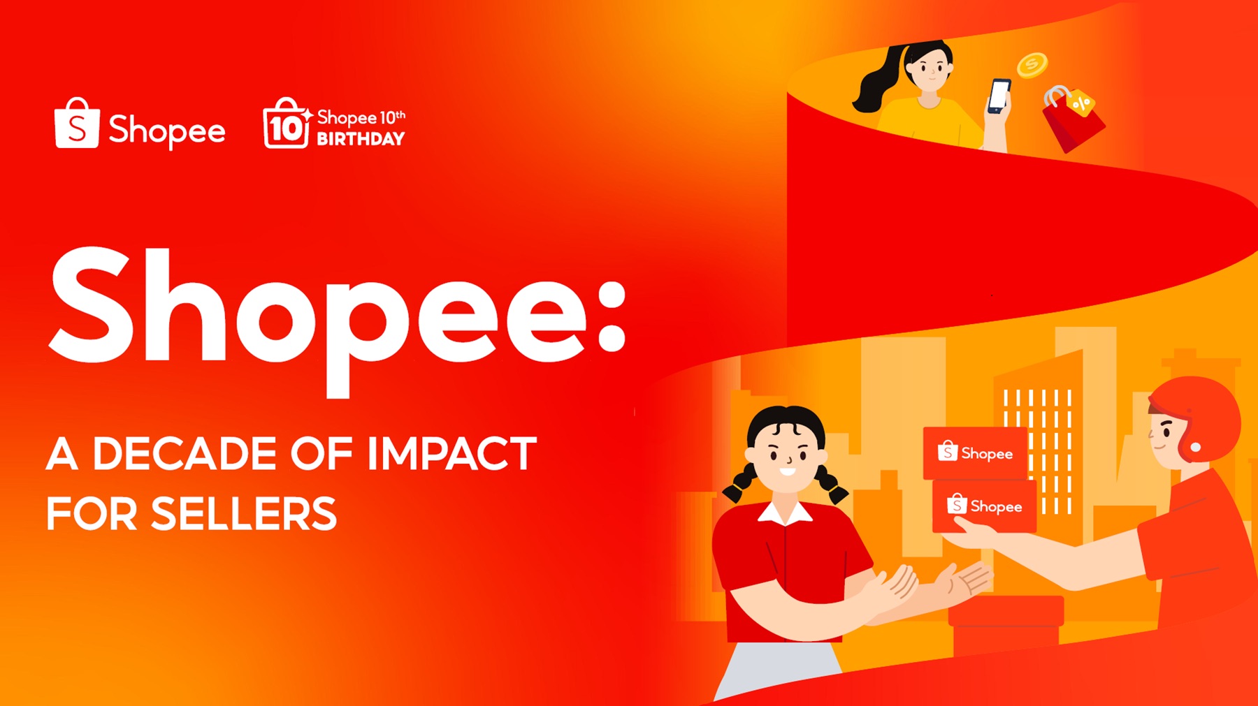 เผยตัวเลข 10 ปี Shopee กวาดรายได้ร้านค้าท้องถิ่น (MSME) ทะลุ 2.7 แสนล้านดอลลาร์