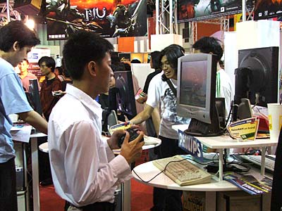 งานบางกอกเกมโชว์ 2005 ศูนย์รวมคนรักเกมตัวจริง