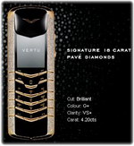 Vertu Signature Yellow Gold Pave Diamonds 