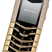 Vertu Signature Yellow Gold Half Pave Diamonds 