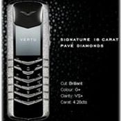 Vertu Signature White Gold Pave Diamonds 