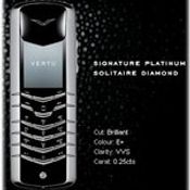 Vertu Signature Platinum Solitaire Diamond 
